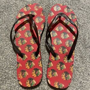 Chicago Blackhawks Flip Flop Sandals